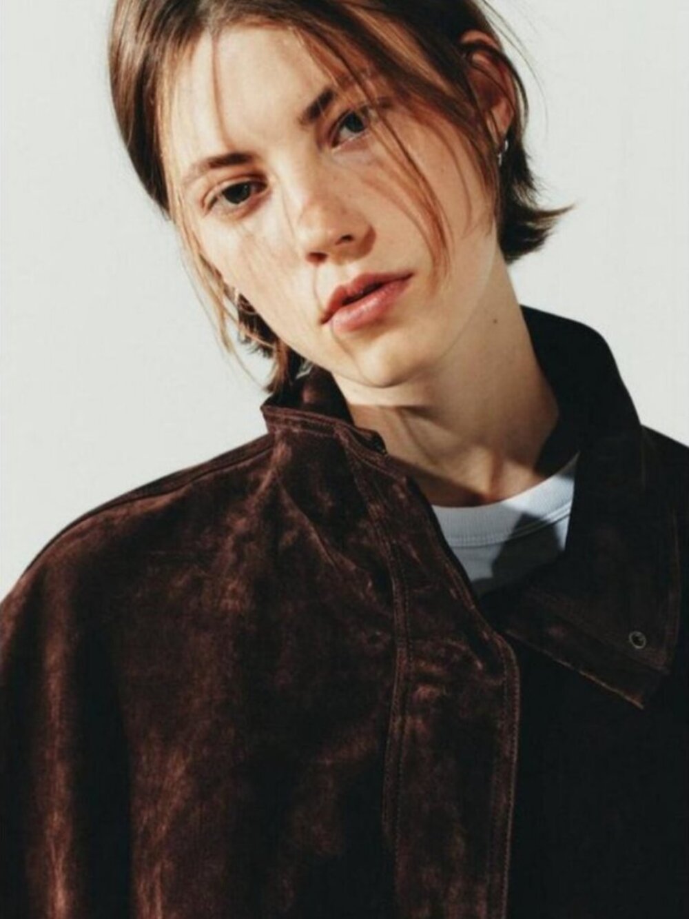 NWT Zara S Dark Brown Suede Leather Jacket - Picture 11 of 16